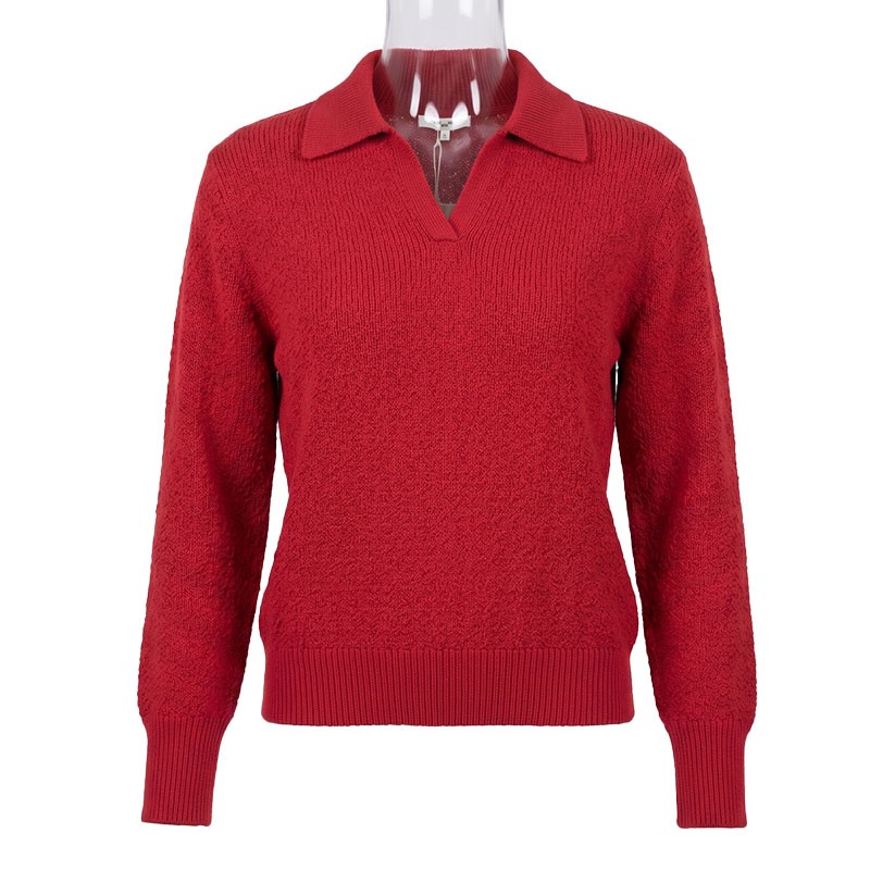 Pull Chicama Kali Femme | Pull Col Chemise Ouvert Alpaga