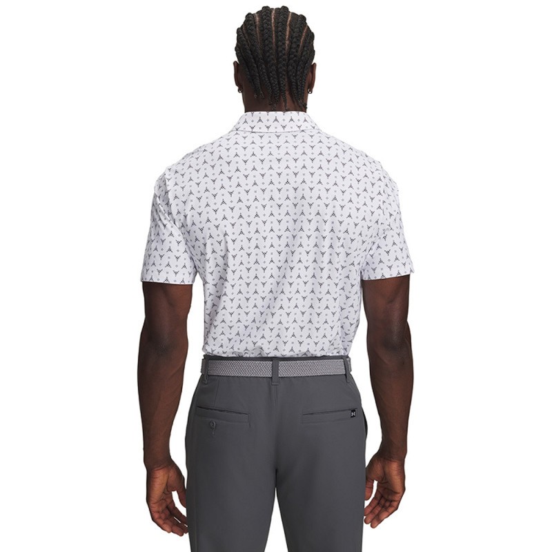 Polo Under Armour Drive Chill Printed Golf | Route du Golf
