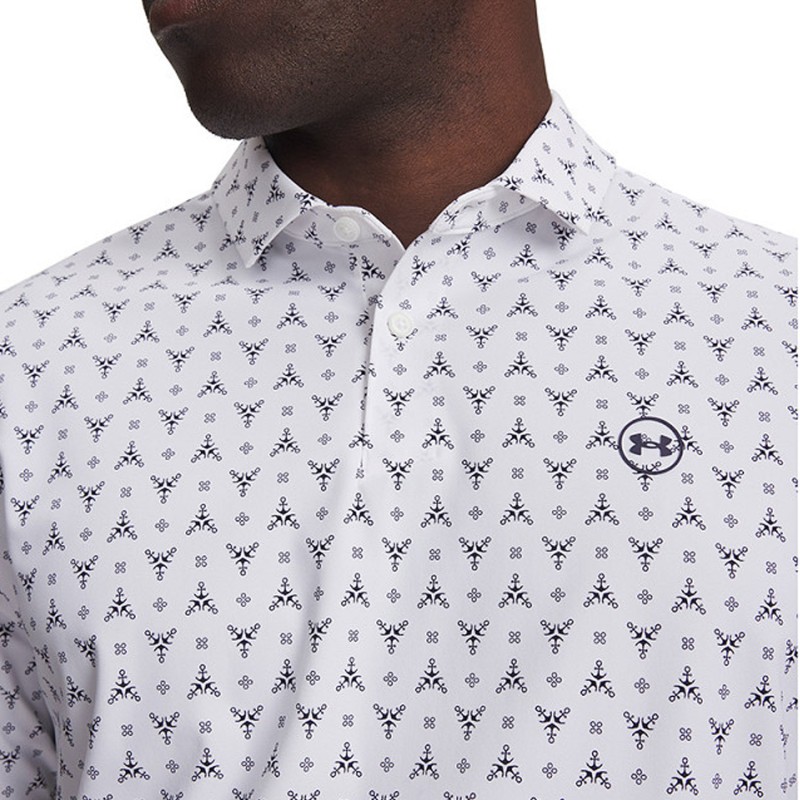 Polo Under Armour Drive Chill Printed Golf | Route du Golf