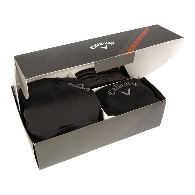 Coffret Callaway Golf Pack Hiver Accessoires Black Charcoal
