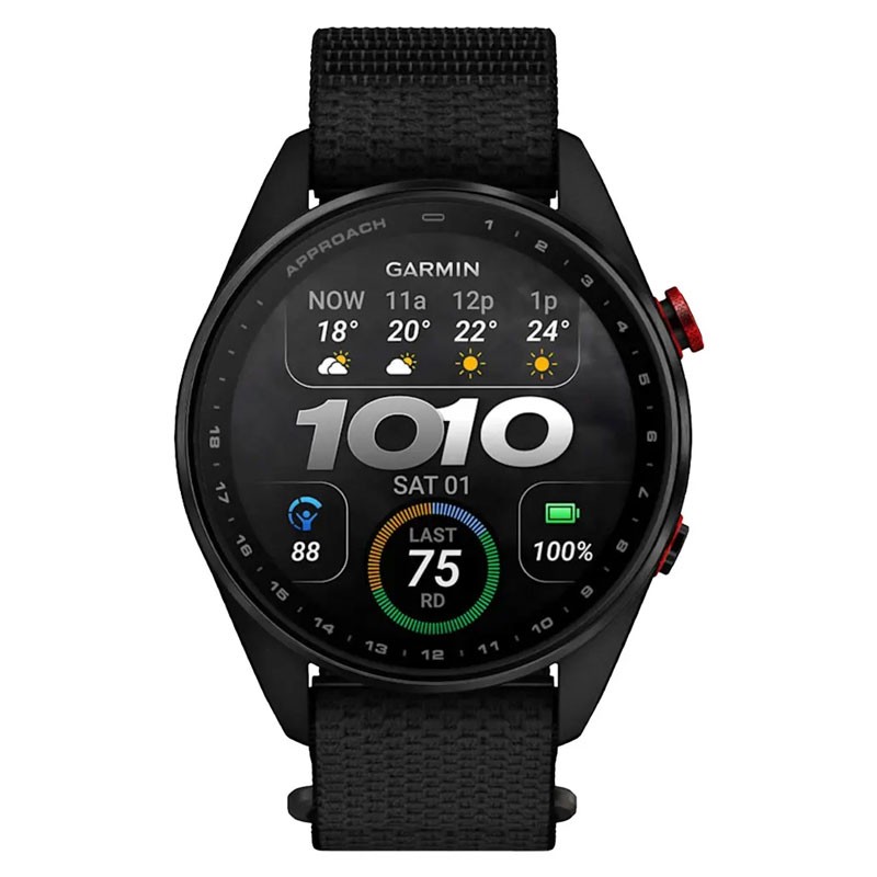 Montre Garmin Approach S72 47mm – GPS Golf Écran AMOLED & Caddie Virtuel