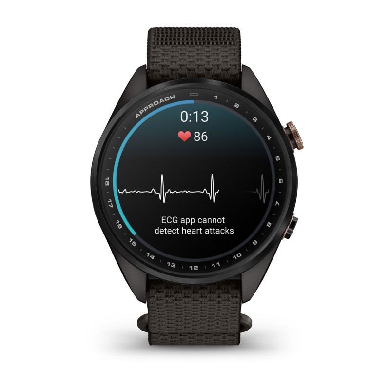 Montre Garmin Approach S72 43mm – Écran AMOLED & Titane