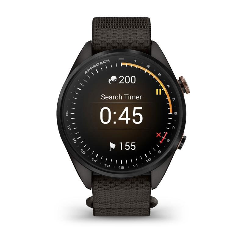 Montre Garmin Approach S72 43mm – Écran AMOLED & Titane