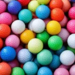 Balle de golf couleur