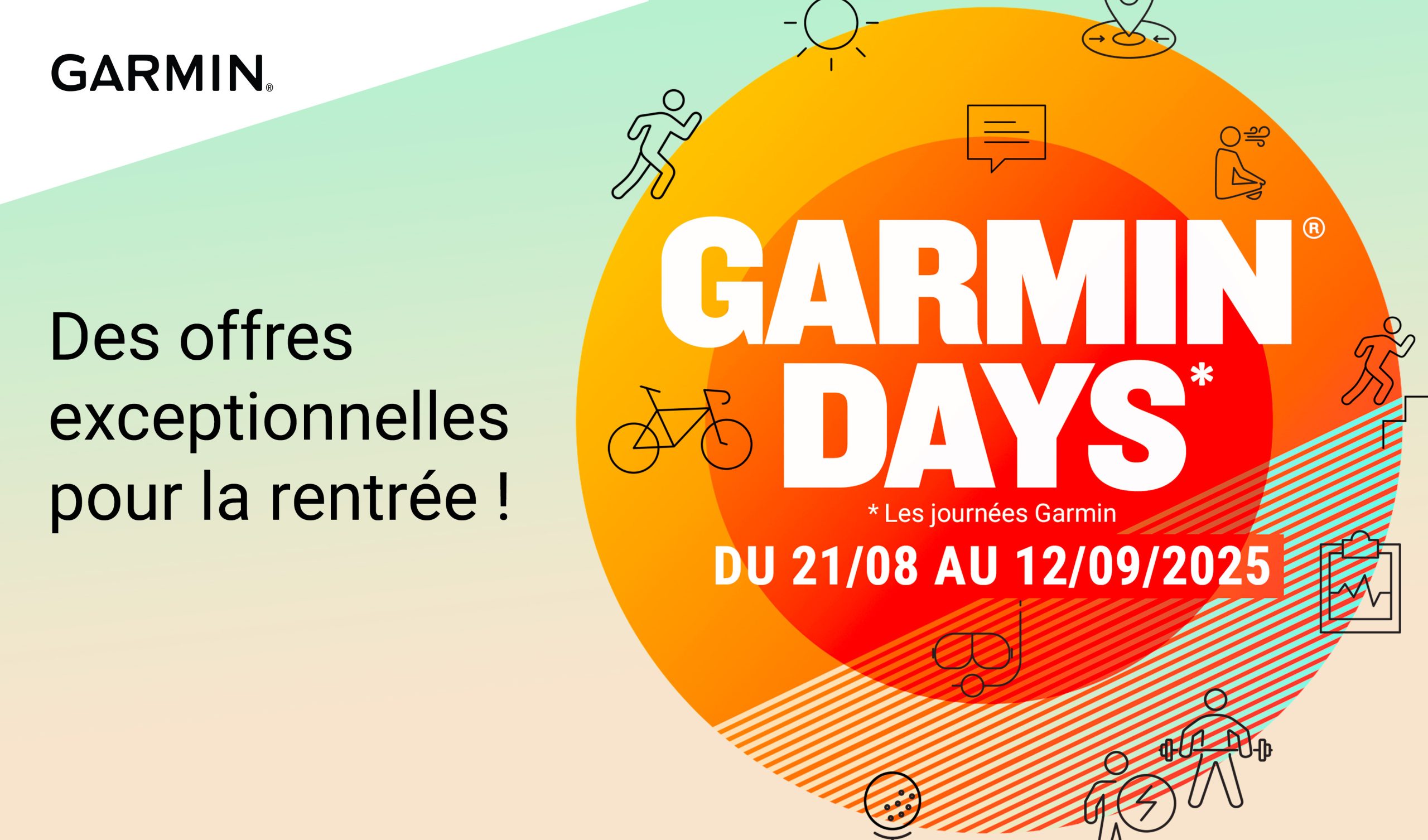 Garmin Days 2025 : Offres exclusives sur montres GPS, télémètres et radars de golf chez La Route du Golf