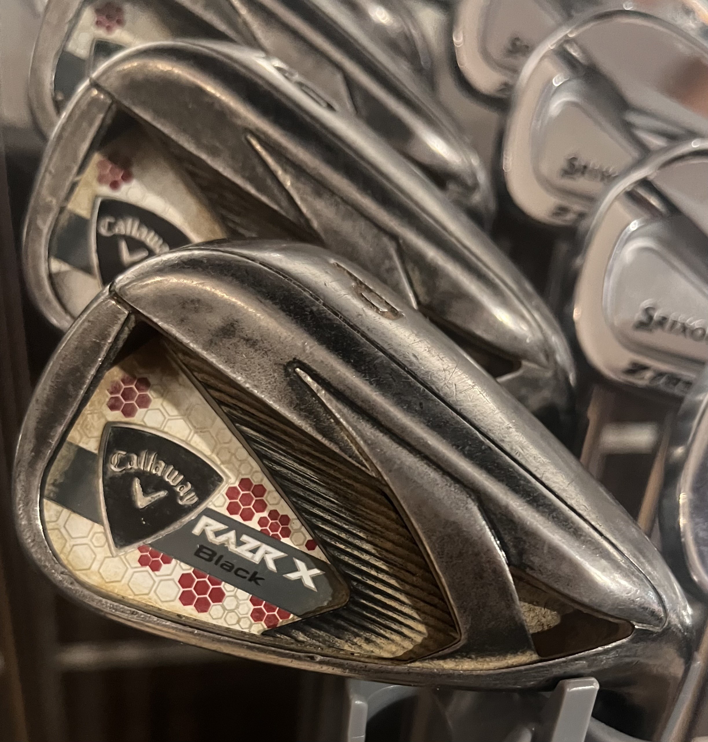 Ensemble Fers Callaway RAZR Ladies 7-9, PW 4 Pièces - Graphite Flex L Droitier Occasion Bon état